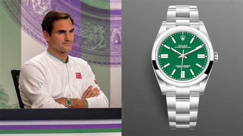 rolex oyster perpetual roger federer